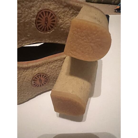 UGG suede boots, heeled Josie Convertible fold over or wear Up Sz 6 -heel 3” - Picture 7 of 10